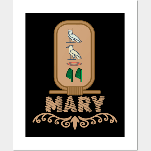 MARY-American names in hieroglyphic letters,  a Khartouch Posters and Art